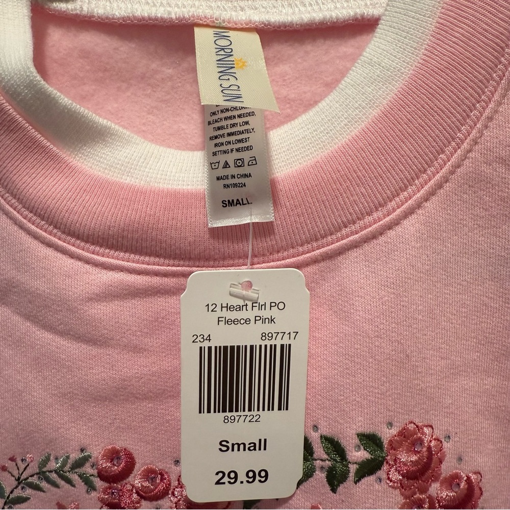 NWT Y2K Grandmacore Embroidered Sweatshirt S - Picture 4 of 4